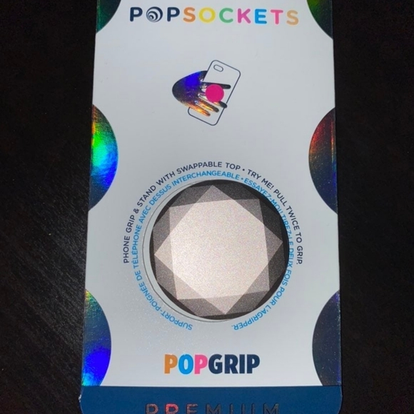 POPSOCKETS METALLIC DIAMOND ROSE GOLD - Picture 2 of 3